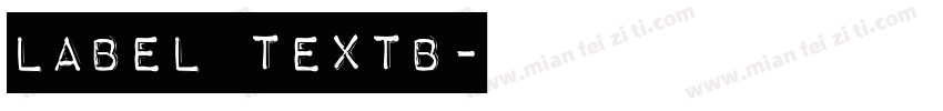 Label textB字体转换